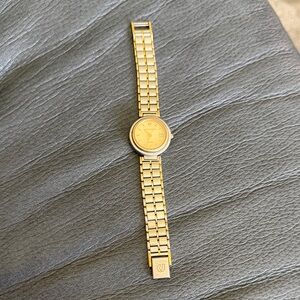 Charles Jordan II dual tone round watch